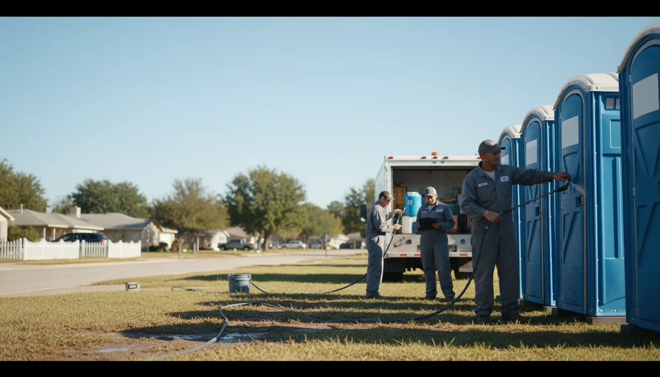 Long-Term Portable Toilet Rental in Vincent, AL near me